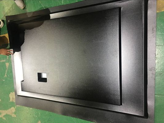 Kundenspezifische Thermoform-Kunststoffplatten für das Vakuum, das schwarzen LCD Fernsehrückendeckel bildet