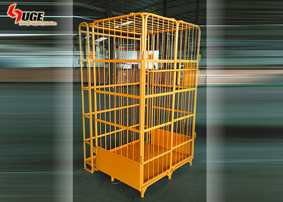 Faltbare Logistik-Stahllaufkatze der Werkstatt-Q235 4 Schichten ohne Gießmaschine